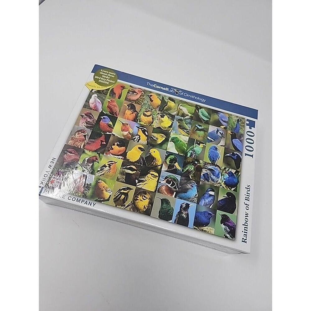 Rainbow of Birds 1000 Piece Puzzle with Poster Sealed